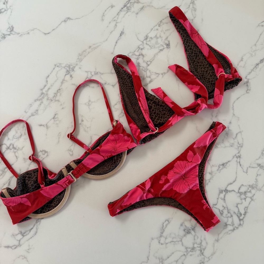 Acacia Swimwear 3-Piece Bikini SET - Ahunui - Picture 3 of 9